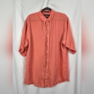 Daniel Cremieux Classics Fine Italian Fabric Linen Button-Up Shirt sz XLT Tall